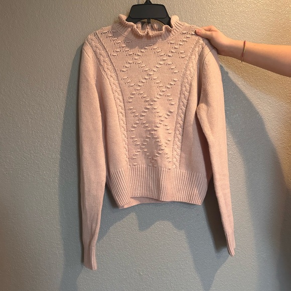 GB girls Sweaters - GB Girls Light Pink Cowl Neck Sweater